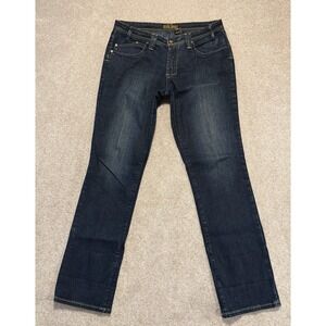 Crest Jeans Womens Size 13/14(34x34) Stretch Straight Leg Dark Wash Denim 2000's